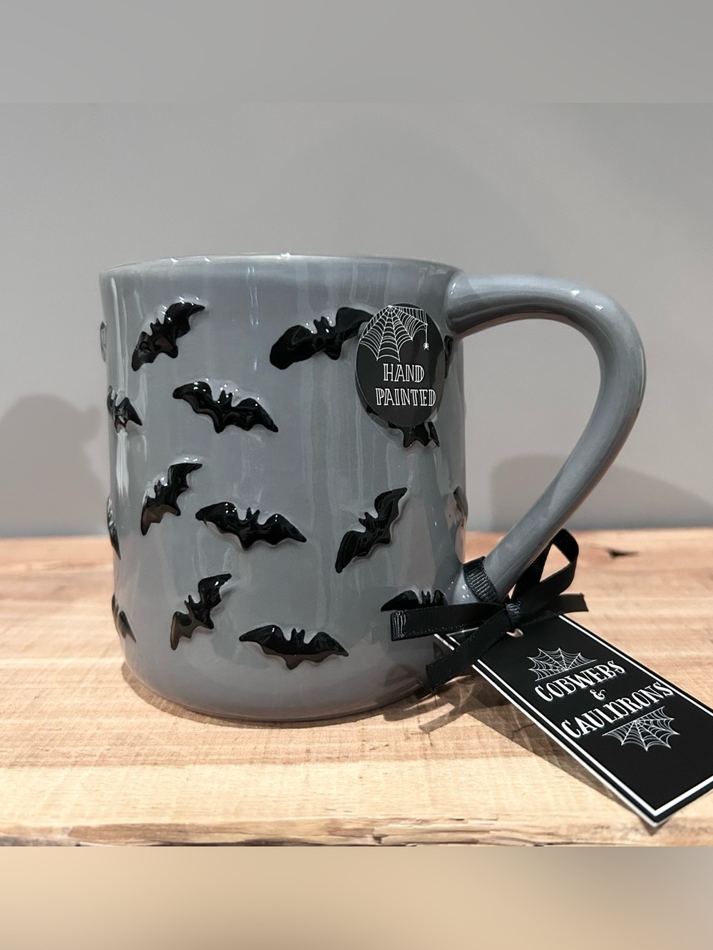 NWT Cobwebs & Cauldrons Bat Mug